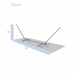 Pied Réglable Petit Modèle Pour Hamac Panao Hespéride -Demeyers Magasin pied reglable petit modele pour hamac panao hesperide 5
