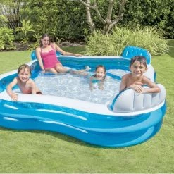 Piscine Carrée Familiale Avec Sièges Intex 9 Piscine Carrée Familiale Avec Sièges Intex -Demeyers Magasin piscine carree familiale avec sieges intex 1