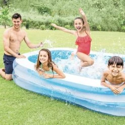 Piscine Rectangulaire Family 2,62 M Intex -Demeyers Magasin piscine rectangulaire family 262 m intex 1