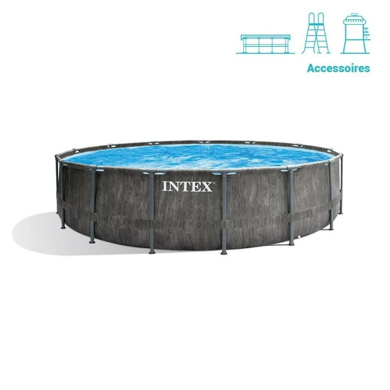 Piscine Tubulaire Baltik D 4.57 M H 1.22 M Intex 4 Piscine Tubulaire Baltik D 4.57 M H 1.22 M Intex – Image 2