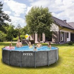 Piscine Tubulaire Baltik D 4.57 M H 1.22 M Intex 10 Piscine Tubulaire Baltik D 4.57 M H 1.22 M Intex -Demeyers Magasin piscine tubulaire baltik d 457 m h 122 m intex 2