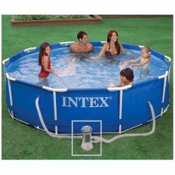 Piscine Tubulaire Ronde Intex 3,05 X 0,76 M -Demeyers Magasin piscine tubulaire ronde intex 305 x 076 m 2