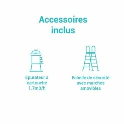 Piscine Tubulaire Ronde Prism Intex 3,66 X 0,99 M Avec Accessoires Intex -Demeyers Magasin piscine tubulaire ronde prism intex 366 x 099 m avec accessoires intex 2