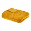 Plaid Géant 180x230 Fourrure Jaune Moutarde Atmosphera -Demeyers Magasin plaid geant 180x230 fourrure jaune moutarde atmosphera