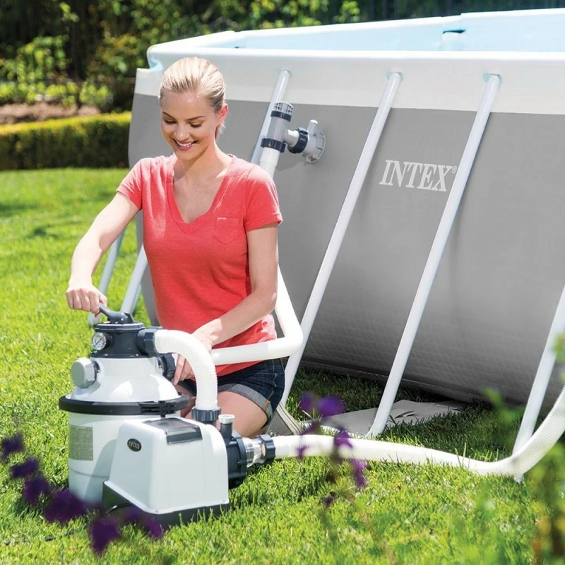 Pompe De Filtration à Sable 4m³/h Intex 4 Pompe De Filtration à Sable 4m³/h Intex – Image 2