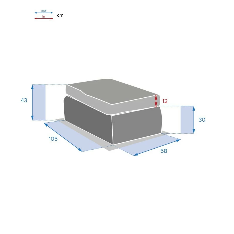 Pouf Extérieur Moorea Hespéride Savana 6 Pouf Extérieur Moorea Hespéride Savana – Image 4