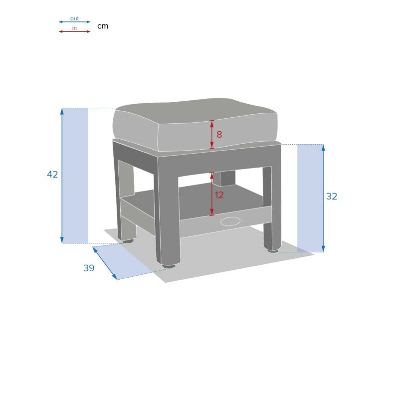 Pouf Polynésia Extérieur Havane Hespéride 6 Pouf Polynésia Extérieur Havane Hespéride – Image 4