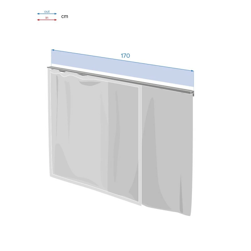 Rail Pour Rideaux Et Moustiquaires Pour Pergola Majaé Hespéride 4 Rail Pour Rideaux Et Moustiquaires Pour Pergola Majaé Hespéride – Image 2