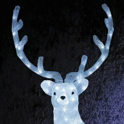 Renne Lumineux 119 Cm Blanc Froid 200 LED -Demeyers Magasin renne lumineux 119 cm blanc froid 200 led 1