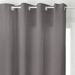 Rideau Gris Foncé Lilou 140x260 Atmosphera -Demeyers Magasin rideau gris fonce lilou 140x260 atmosphera 1