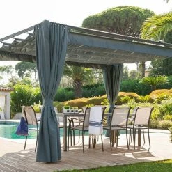 Rideaux Ardoises Pour Tonnelle Rectangulaire Palmeira Hespéride 8 Rideaux Ardoises Pour Tonnelle Rectangulaire Palmeira Hespéride -Demeyers Magasin rideaux ardoises pour tonnelle rectangulaire palmeira hesperide 2
