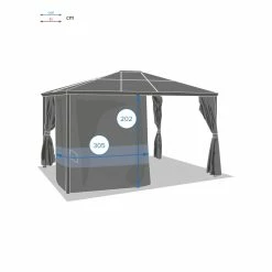 Rideaux De Tonnelle Belize Ardoise Hespéride 7 Rideaux De Tonnelle Belize Ardoise Hespéride -Demeyers Magasin rideaux de tonnelle belize ardoise hesperide 2