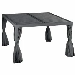 Rideaux Pour Tonnelle Majaé 3,6x3,6 M Hespéride -Demeyers Magasin rideaux pour tonnelle majae 36x36 m hesperide 1 1