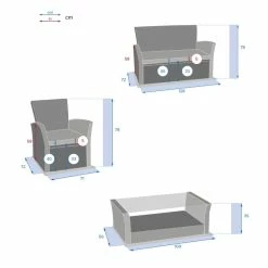 Salon Bora-bora Terre Ombre 4 Places Hespéride 13 Salon Bora-bora Terre Ombre 4 Places Hespéride -Demeyers Magasin salon bora bora terre ombre 4 places hesperide 3