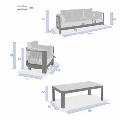 Salon De Jardin 5p Paradize Hespéride 20 Salon De Jardin 5p Paradize Hespéride -Demeyers Magasin salon de jardin 5p paradize hesperide 8