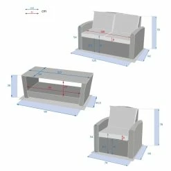 Salon De Jardin Polynésia Coloris Havane Hespéride -Demeyers Magasin salon de jardin polynesia coloris havan hesperide 8