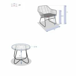 Salon Détente Extérieur Lambada 2 Places Hespéride -Demeyers Magasin salon detente exterieur lambada 2 places hesperide 9