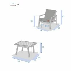 Salon Duo Extérieur Tiwi Acacia Hespéride 12 Salon Duo Extérieur Tiwi Acacia Hespéride -Demeyers Magasin salon duo exterieur tiwi acacia hesperide 3