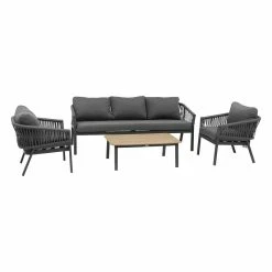 Salon De Jardin Oriengo 5 Places Anthracite/graphite Hespéride -Demeyers Magasin salon jardin oriengo 5 places anthracite graphite hesperide 1