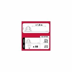 Sapin De Noël 90 Cm Vert Lumineux LED Blanc -Demeyers Magasin sapin vert lumineux 90 cm fibre optique 2