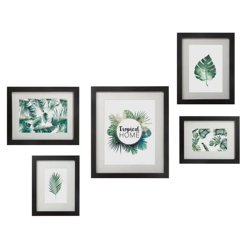 Set 5 Cadres Tropical H 33 Cm Atmosphera 3 Set 5 Cadres Tropical H 33 Cm Atmosphera