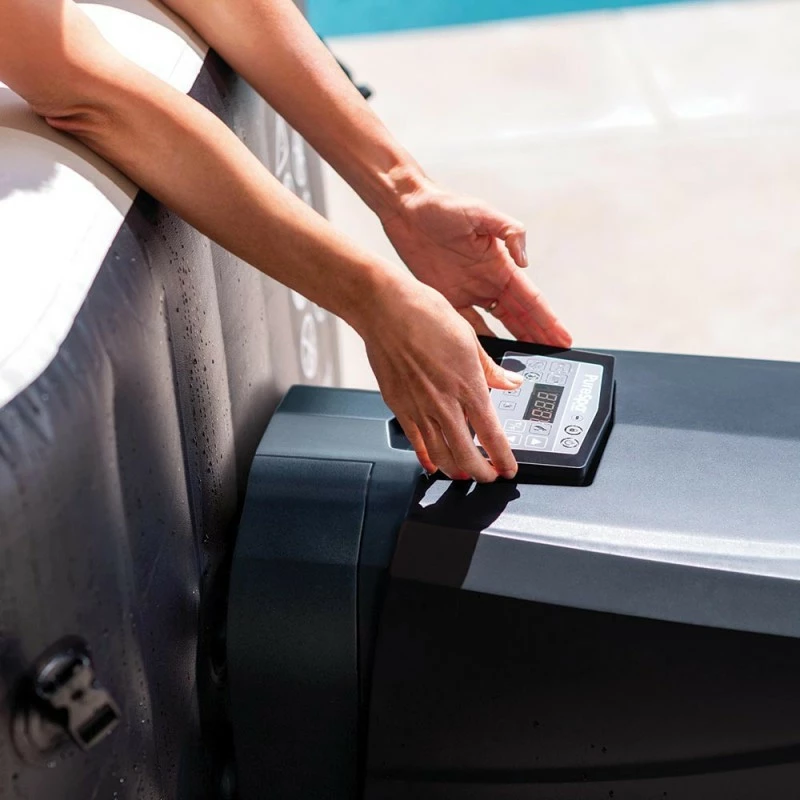 Spa Gonflable Intex Octogonal 6 Places Carbone 8 Spa Gonflable Intex Octogonal 6 Places Carbone – Image 6