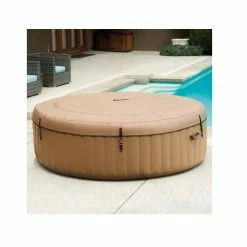 Spa Gonflable Sahara Rond 6 Places Intex -Demeyers Magasin spa gonflable intex rond beige 6 places 7