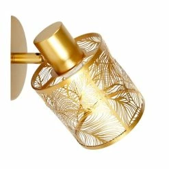 Spot Calathéa Métal Ajouré Doré Ostaria -Demeyers Magasin spot calathea metal ajoure dore ostaria 2