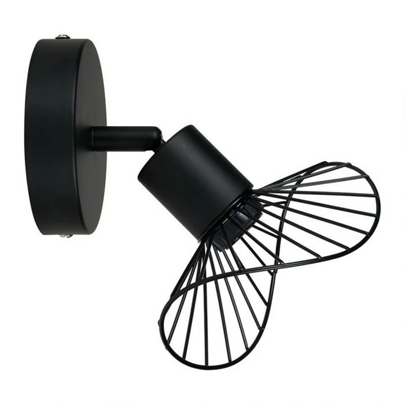 Spot Capeline En Métal Filaire Noir Ostaria 3 Spot Capeline En Métal Filaire Noir Ostaria