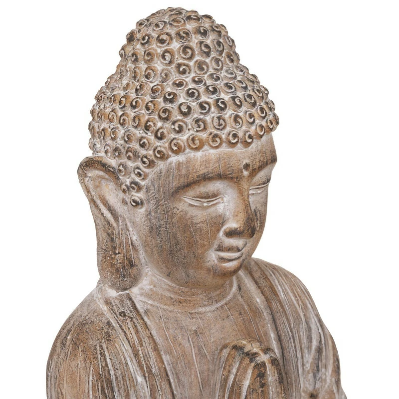 Statue Bouddha Effet Brossé H45 Atmosphera 5 Statue Bouddha Effet Brossé H45 Atmosphera – Image 3