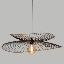 Suspension Métal Et Rotin Alara D69 Atmosphera -Demeyers Magasin suspension metal et rotin alara d69 atmosphera 5