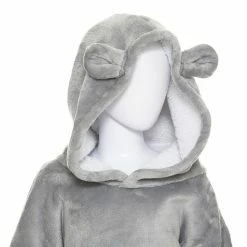 Sweat Plaid à Capuche Ours Gris Enfant Atmosphera 8 Sweat Plaid à Capuche Ours Gris Enfant Atmosphera -Demeyers Magasin sweat plaid a capuche ours gris enfant atmosphera 2