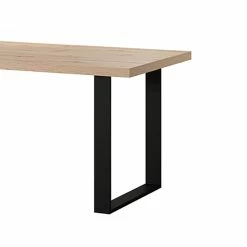 Table à Manger 180 Cm Pieds Métal Eden -Demeyers Magasin table a manger 180 cm pieds metal eden 1 2