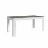 Table à Manger 180cm Blanc Et Gris Béton Gent -Demeyers Magasin table a manger 180cm blanc et gris beton gent