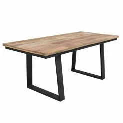 Table à Manger Bois Et Pieds Métal En U