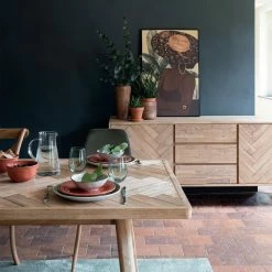 Table à Manger Extensible Bois D'acacia Aeris Atmosphera -Demeyers Magasin table a manger extensible bois d acacia aeris atmosphera 1 6