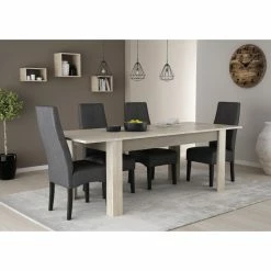 Demeyere Table Avec Rallonge 170/230x90cm Cannes 14 Demeyere Table Avec Rallonge 170/230x90cm Cannes -Demeyers Magasin table avec rallonge 170 230x90cm cannes chene champagne beton clair 5