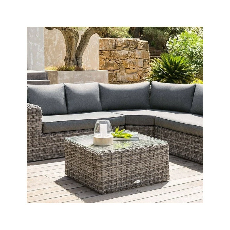 Table Basse Carrée Moorea Terre D'ombre Hespéride 4 Table Basse Carrée Moorea Terre D'ombre Hespéride – Image 2