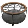 Table Basse Chrono Ronde Noire Atmosphera -Demeyers Magasin table basse chrono ronde noire atmosphera