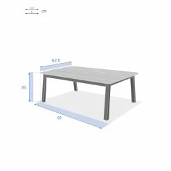 Table Basse Extérieure Oriengo Blanc Hespéride 10 Table Basse Extérieure Oriengo Blanc Hespéride -Demeyers Magasin table basse exterieure oriengo blanc hesperide 3