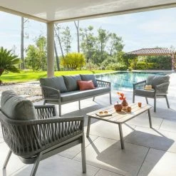 Table Basse Extérieure Oriengo Graphite Hespéride -Demeyers Magasin table basse exterieure oriengo graphite hesperide 1