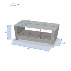 Table Basse Extérieure Polynésia Havane Hespéride -Demeyers Magasin table basse exterieure polynesia havane hesperide 1 2