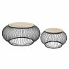 Table Basse X2 Métal Et Bois De Manguier Esther Atmosphera 2 Table Basse X2 Métal Et Bois De Manguier Esther Atmosphera -Demeyers Magasin table basse x2 en metal et bois de manguier atmosphera