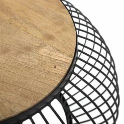Table Basse X2 Métal Et Bois De Manguier Esther Atmosphera 12 Table Basse X2 Métal Et Bois De Manguier Esther Atmosphera -Demeyers Magasin table basse x2 en metal et bois de manguier atmosphera 2