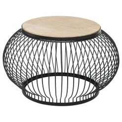 Table Basse X2 Métal Et Bois De Manguier Esther Atmosphera 13 Table Basse X2 Métal Et Bois De Manguier Esther Atmosphera -Demeyers Magasin table basse x2 en metal et bois de manguier atmosphera 3