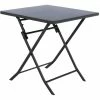 Table Carrée Pliante Greensboro 2p Graphite Hespéride -Demeyers Magasin table carree greensboro graphite