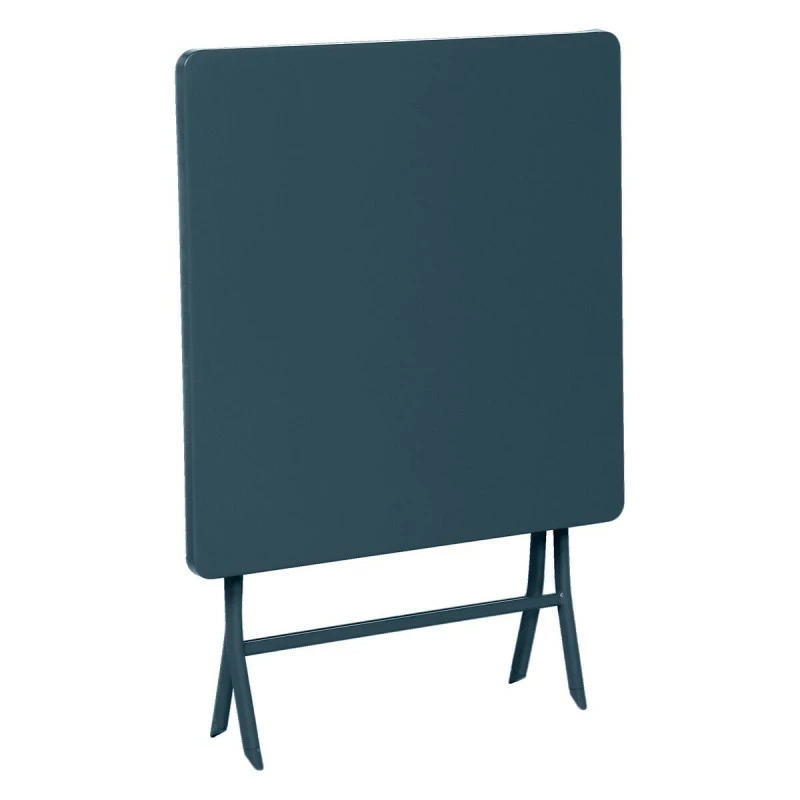 Table Carrée Pliante Greensboro 2p Bleu Pétrole Hespéride 5 Table Carrée Pliante Greensboro 2p Bleu Pétrole Hespéride – Image 3
