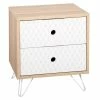 Table De Chevet 2 Tiroirs Effy Atmosphera -Demeyers Magasin table de chevet 2 tiroirs effy atmosphera