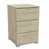 Demeyere Table De Chevet 3 Tiroirs Perfect Naturel -Demeyers Magasin table de chevet 3 tiroirs perfect naturel