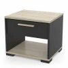 Demeyere Table De Chevet Izzy 1 Tiroir Noir Et Bois -Demeyers Magasin table de chevet izzy 1 tiroir noir et bois